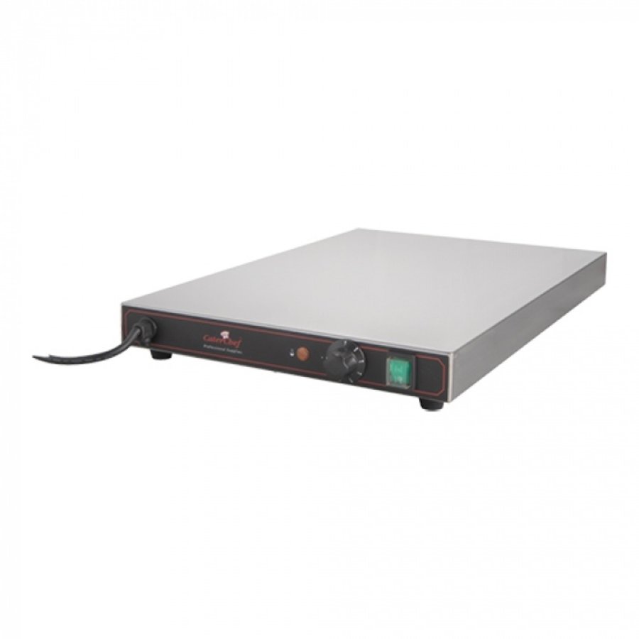 Hot plate | stainless steel | 30° to 85°C | 59.4x40cm