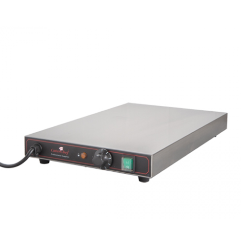  CaterChef  Plaque chauffante | acier inoxydable | 30° à 85°C | 53x33x7(H) cm 