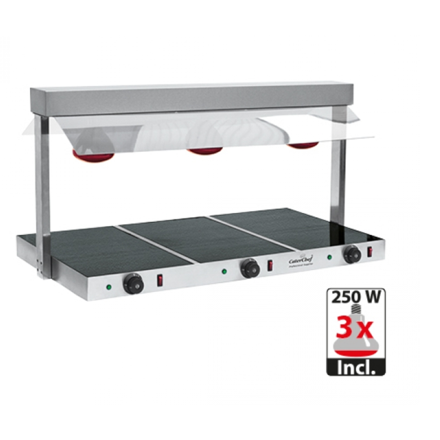 Plaque chauffante | 90°C | 250 watts | 47(h)x109x53 cm