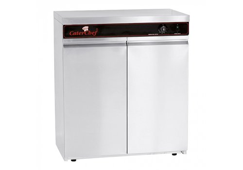  CaterChef  Armoire chauffante | acier inoxydable | 2 portes | 75x45x85(H) cm 