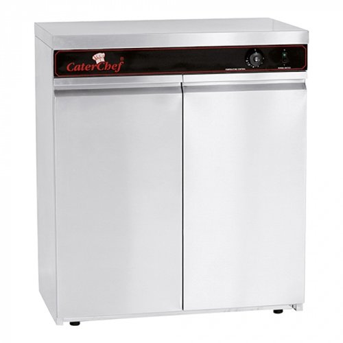  CaterChef  Armoire chauffante | acier inoxydable | 2 portes | 75x45x85(H) cm 