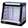 CaterChef  Vitrine chauffante | acier inoxydable | Noir | 66x44x64,5(H) cm