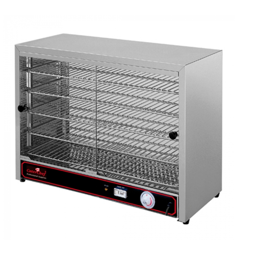  CaterChef  Warmhoudvitrine | 1000W | RVS | 64x36x53(H) cm 