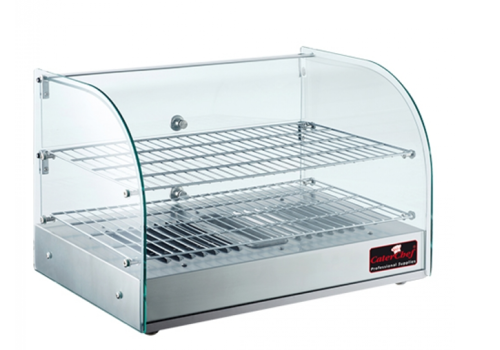  CaterChef  Warmhoudvitrine | gehard glas | 55x38x38 (H) cm 