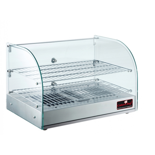 CaterChef  Warming display case | tempered glass | 55x38x38 (H) cm 