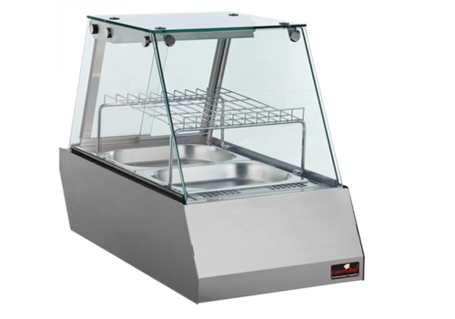  CaterChef  Warmhoudvitrine | Gehard glas | 45x77,5x61(h)cm 