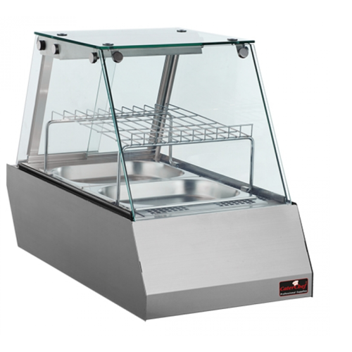  CaterChef  Warmhoudvitrine | Gehard glas | 45x77,5x61(h)cm 