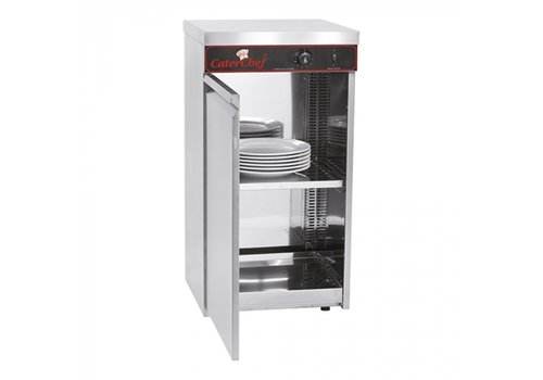  CaterChef  Armoire chauffante | 750 W | acier inoxydable | 45x45x(h)85 cm 