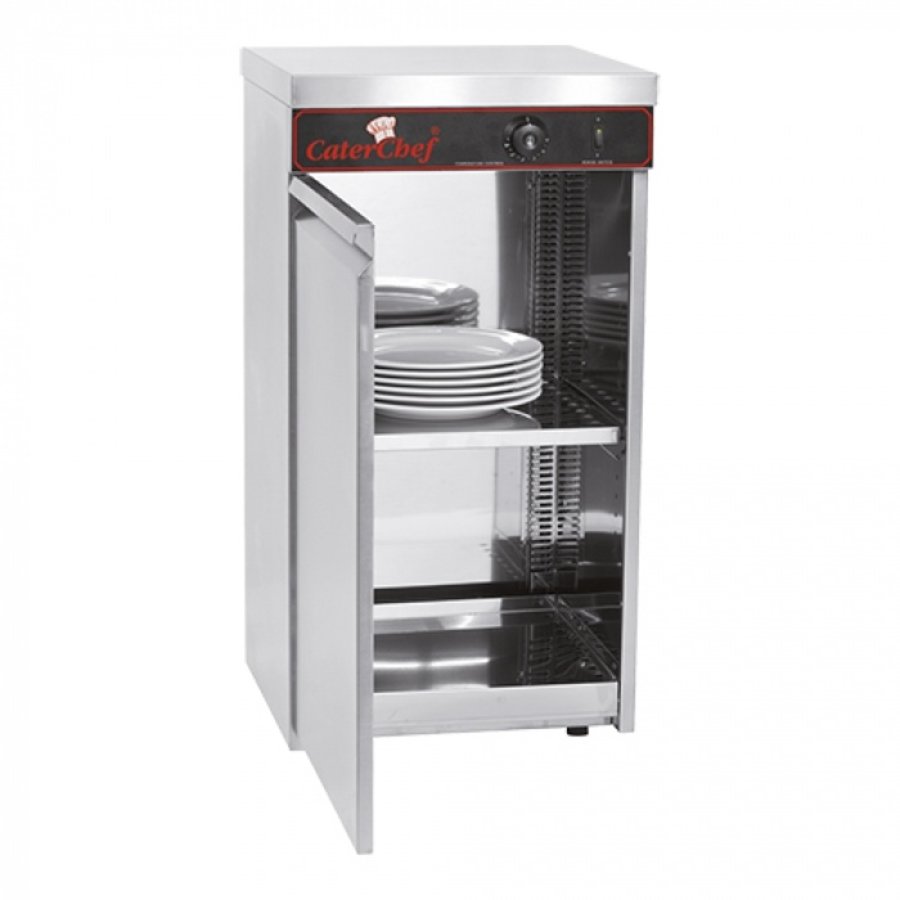 Armoire chauffante | 750 W | acier inoxydable | 45x45x(h)85 cm