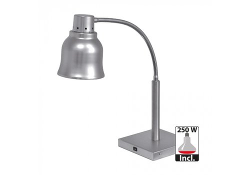  CaterChef  Lampe chauffante 250W | acier inoxydable | 22x22x65(H) cm 