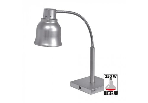  CaterChef  Warmhoudlamp 250W | RVS | 22x22x65(H) cm 