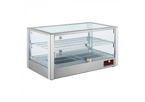  CaterChef  Hot display case 1000W | Stainless steel |37.6(H)x70(W)x40(L)cm 