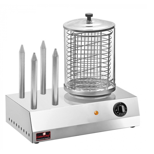  CaterChef  Chauffe-saucisses 800W| acier inoxydable | 42x27x40(H) cm 