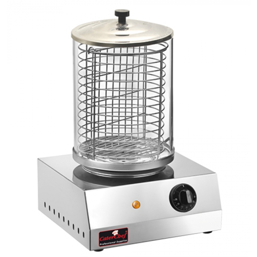 sausage warmer | stainless steel | 28x27x (h) 40 cm