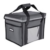 HorecaTraders insulated delivery bag | Gray | 38(h)x30.5x38cm