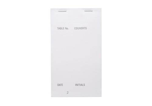  HorecaTraders Bloc de commandes autocopiant sans papier carbone | 2 exemplaires | Paquet de 50 