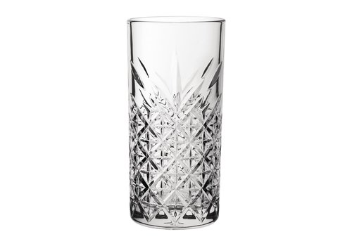  HorecaTraders Timeless Vintage Highball Glasses | 450ml | (12 pieces) 