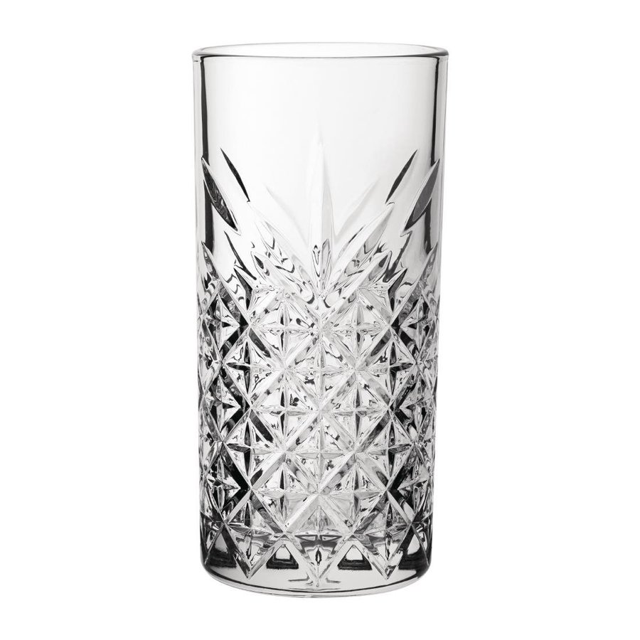 Timeless Vintage Highball Glasses | 450ml | (12 pieces)