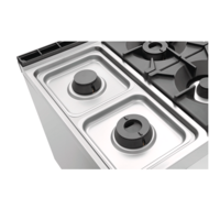 Gas Stove | 6 burners | 2/1GN | 655x550x300mm