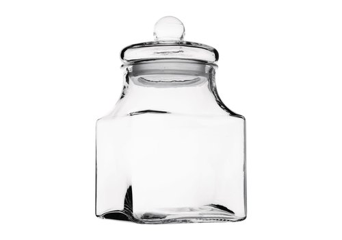  Olympia Bocal de conservation en verre | carré | 2,9 L 