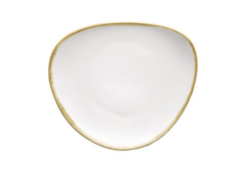  Olympia Kiln Triangular Plates | Chalk White | 16.5cm | Pack of 6 
