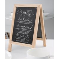 Mini-Kreidetafel faltbar | 25(H)x15 cm