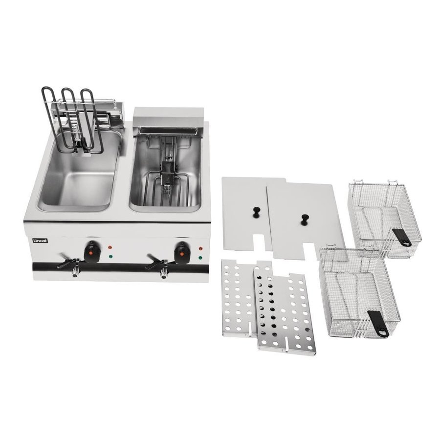 Friteuse double Silverlink 600 | 2x 9L - 2x 3kW | 230 V