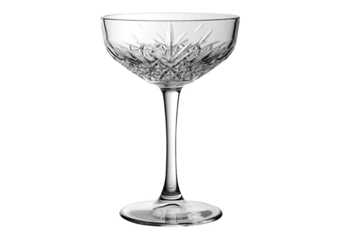  HorecaTraders Vintage champagne coupes | 270ml | 12 pieces 