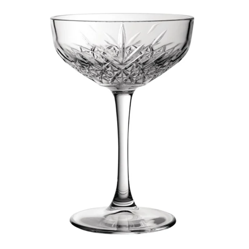 HorecaTraders Vintage-Champagnergläser | 270 ml | 12 Stück 