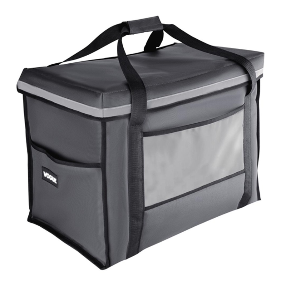 insulated delivery bag | Gray | 54x36x (h) 43 cm