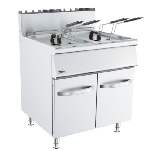  Combisteel Professionelle Gasfritteuse | Stehend | 2x15 Liter 