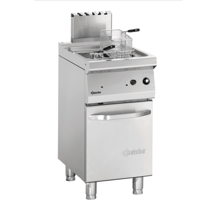 Natural gas Fryer 1x 23 liters | 40x70x85cm | 15kw