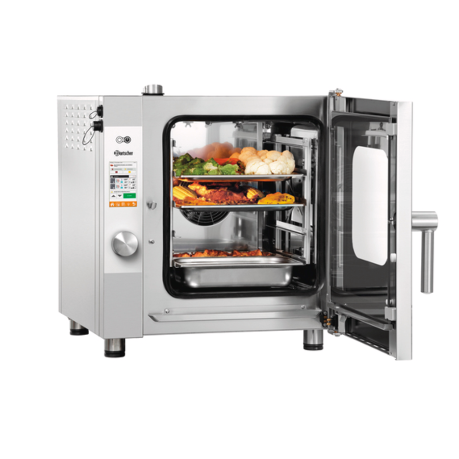 Cuiseur vapeur combiné Silversteam P-5230DRS | 5x 2/3 GN | 400 V