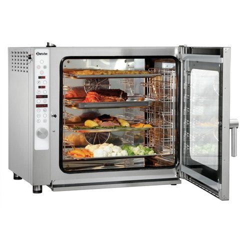  Bartscher Cuiseur vapeur combiné Silversteam 7111DRS | 7x GN 1/1 | 400 V 