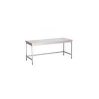 Werktafel RVS Open Onderstel | 70cm  | 7 Formaten