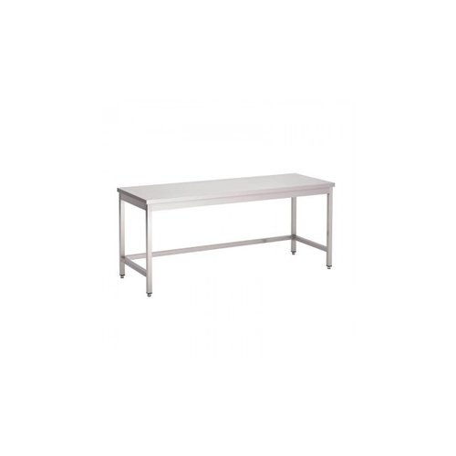  Combisteel Werktafel RVS Open Onderstel | 70cm  | 7 Formaten 