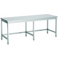 Work table stainless steel Open Base | 70cm | 7 Formats