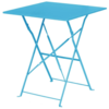Bolero Square folding steel table | 71(h)x60(w)x60(d)cm