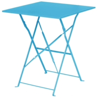 Vierkante opklapbare stalen tafel | 71(h)x60(b)x60(d)cm