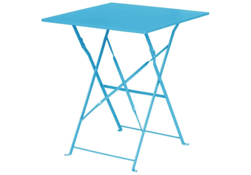  Bolero Square folding steel table | 71(h)x60(w)x60(d)cm 