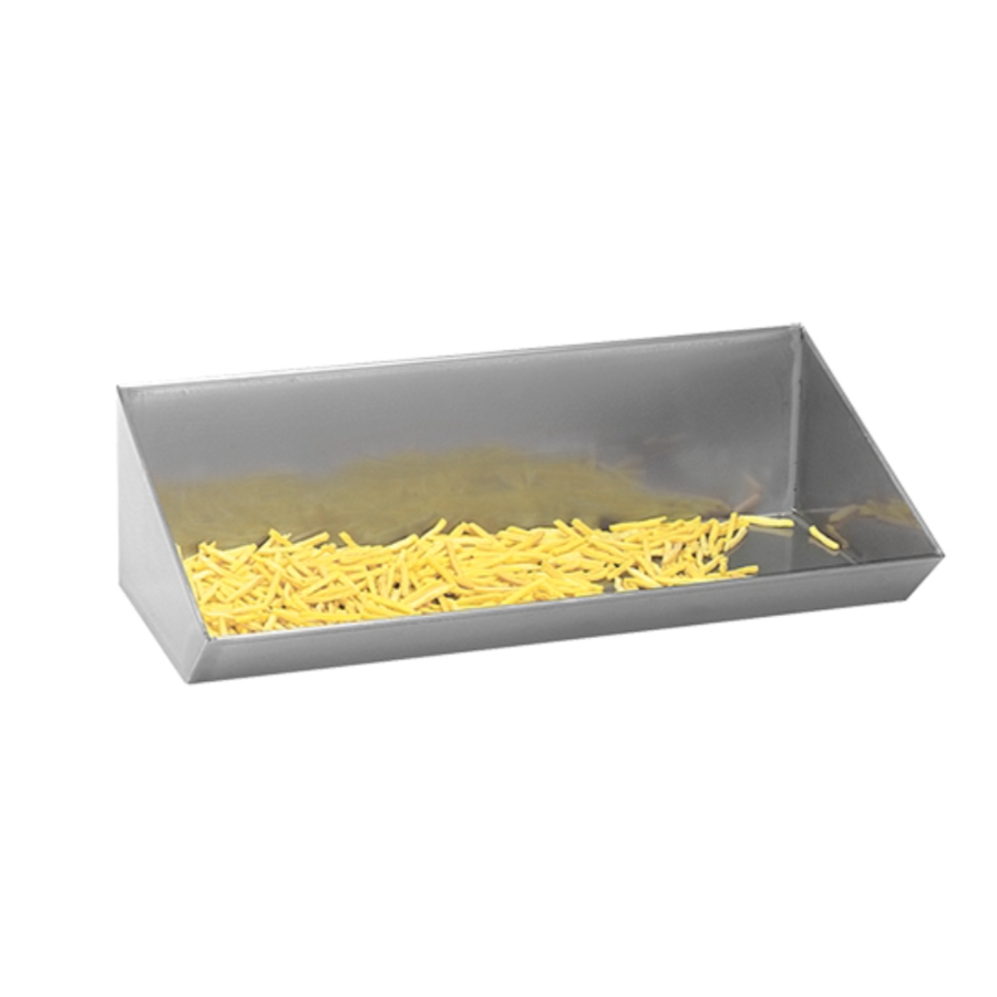 Plateau à pelle | acier inoxydable | 120x32,5x(h)20 cm