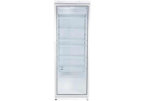  Exquisit Koelkast met glasdeur | Wit | No-Frost | 6 Rekken | 350 L  | 600 x 600 x 1730 mm 