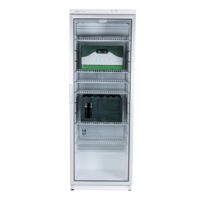 Refrigerator with glass door | White | No-Frost | 6 Racks | 350 L | 600 x 600 x 1730 mm