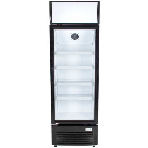 Exquisit réfrigérateur | Noir | 60x62x(h)188 cm | 300 L | Sans givre 