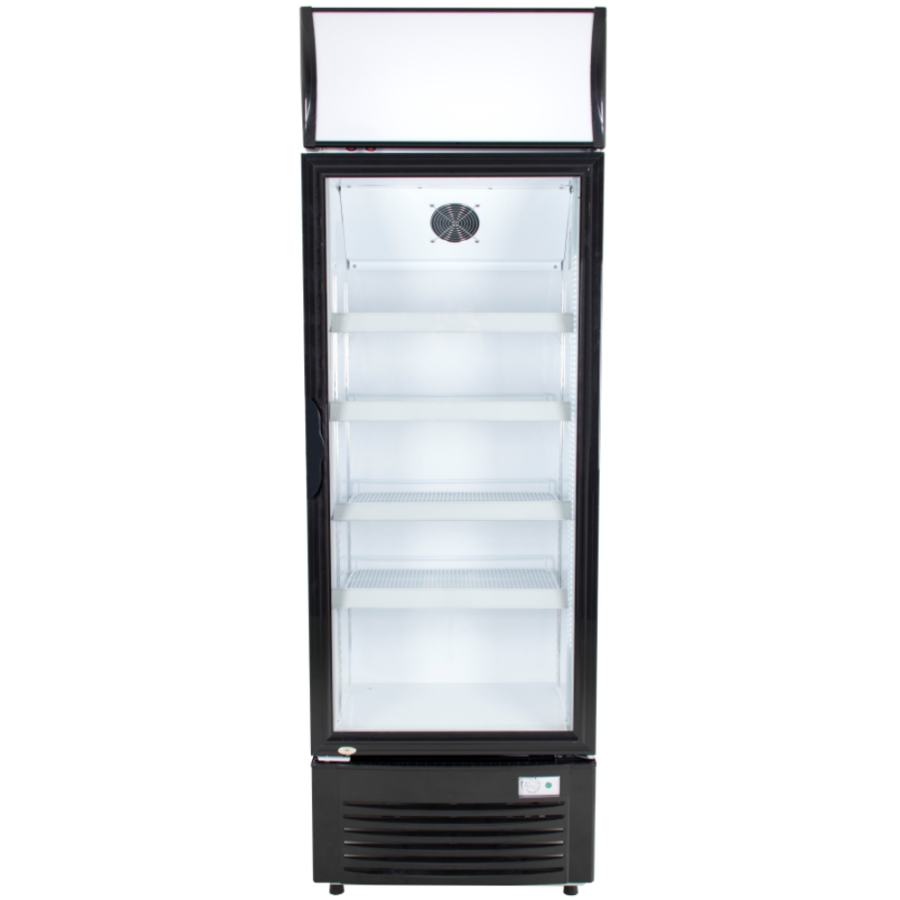 réfrigérateur | Noir | 60x62x(h)188 cm | 300 L | Sans givre