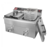 CaterChef  Fritteuse | 2x8 L | 58x44x42(H) cm | 220 V-3500 W