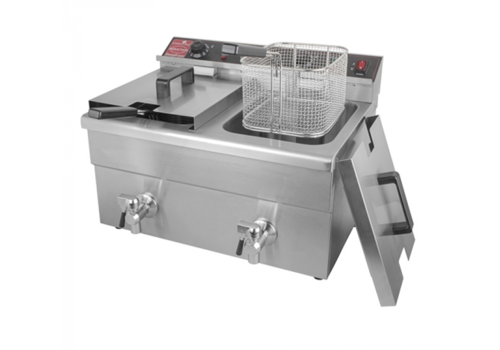  CaterChef  Fritteuse | 2x8 L | 58x44x42(H) cm | 220 V-3500 W 