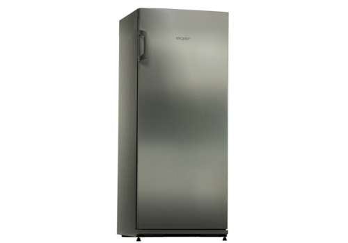  Exquisit Congélateur | acier inoxydable | 62x60x(h)145 cm | 202 L 