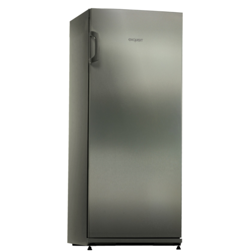  Exquisit Congélateur | acier inoxydable | 62x60x(h)145 cm | 202 L 