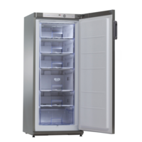 Freezer | Stainless steel | 62x60x(h)145 cm | 202 L
